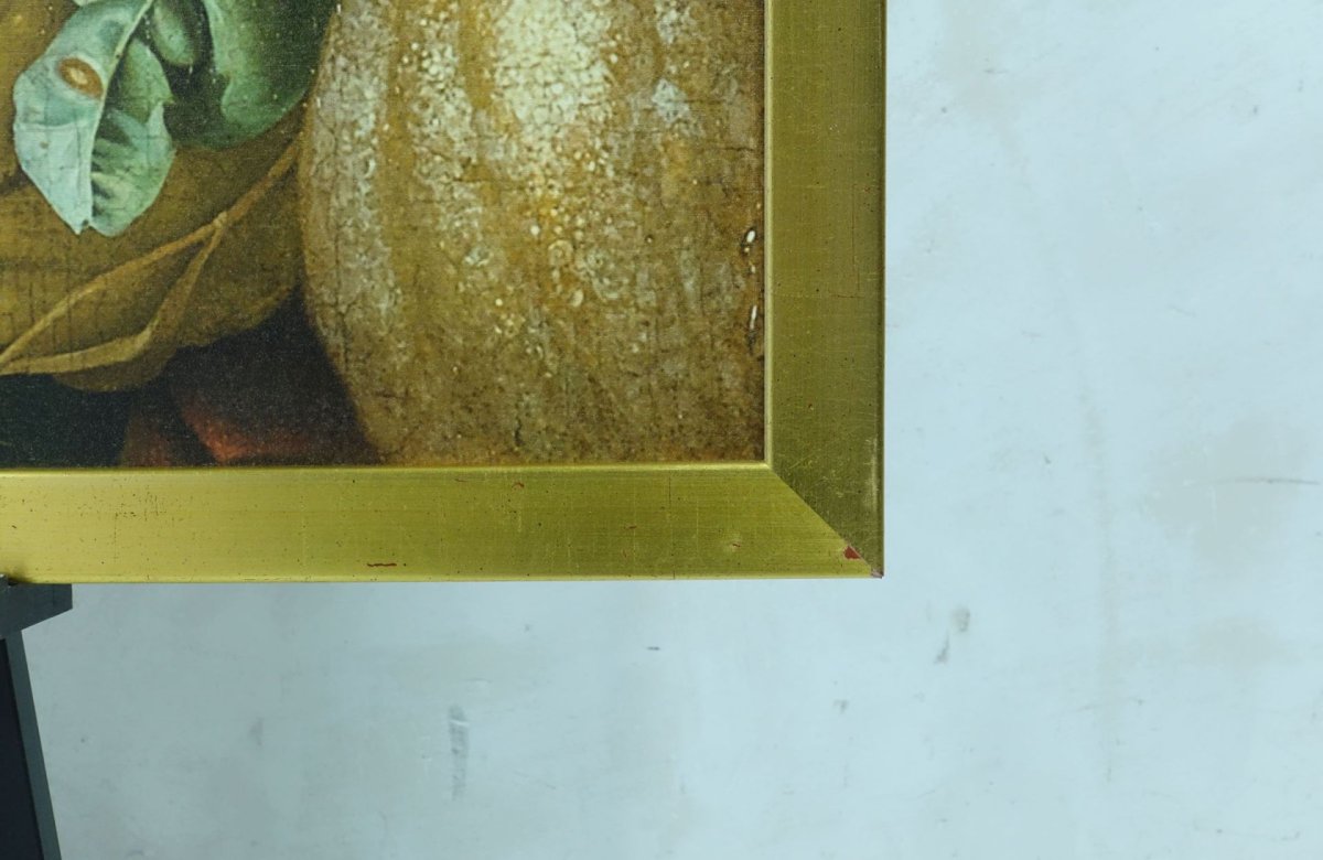 Schilderij uitsnede: Festoen van vruchten en bloemen 120×120 cm - Afbeelding 4