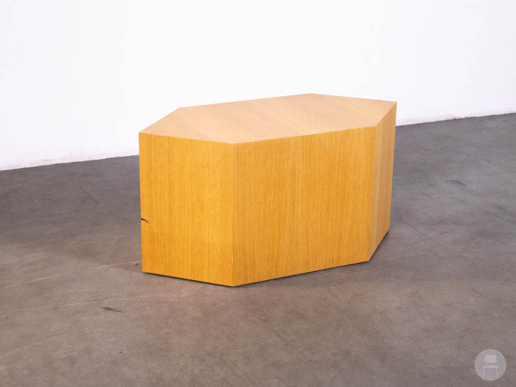 Bijzettafel Wieber eiken lichtbruin 85x40cm - Afbeelding 3