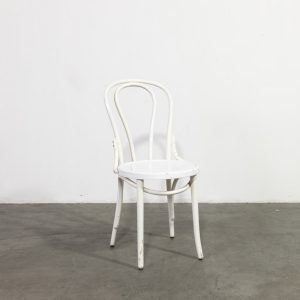 Cafestoel Rein Thonet 16/C wit Satelliet
