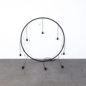 Hanglamp Mook zwart 145cm rond