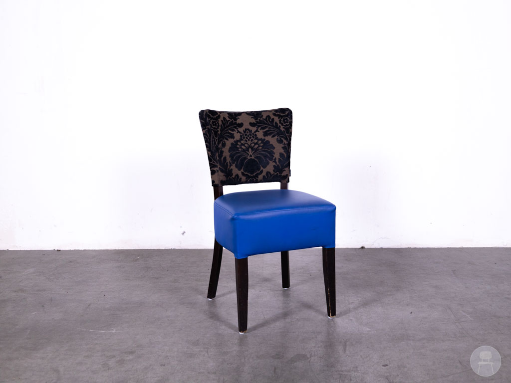 Horecastoel Lisa Flower blauw Satelliet