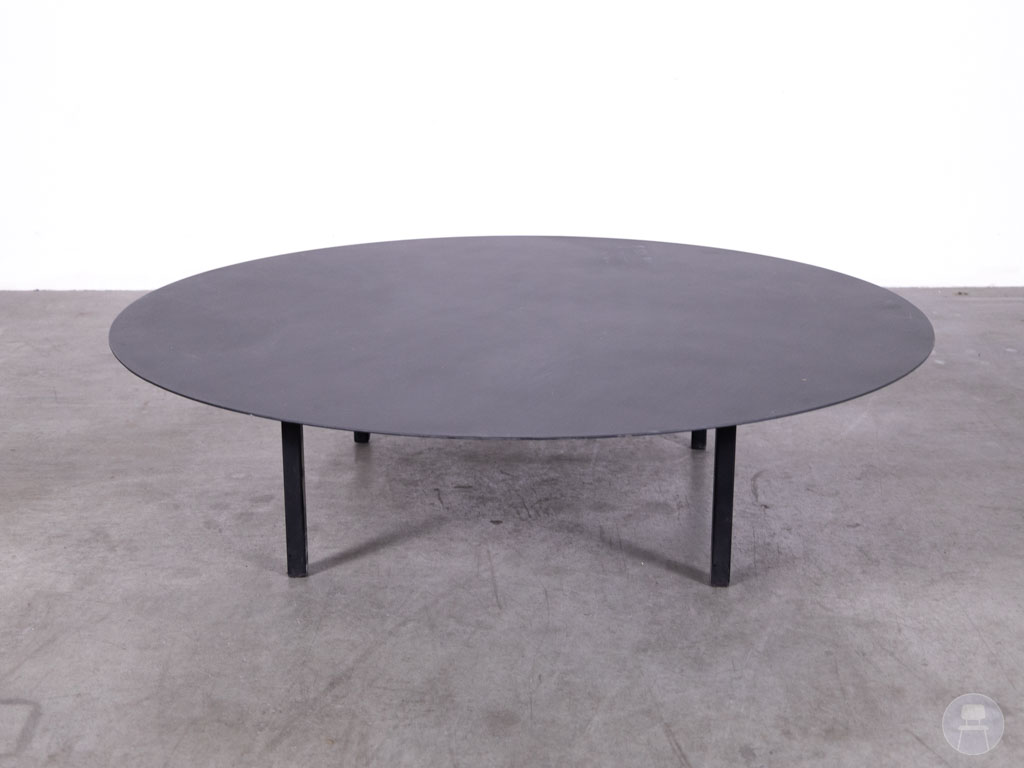Salontafel Lorena zwart 120cm rond