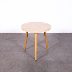 Salontafel Soren 50 LT houtlook satelliet 50cm rond