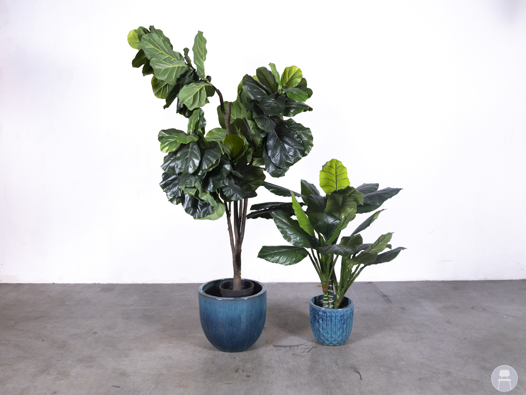 1 set 2 stuks Kunstplant Jungle