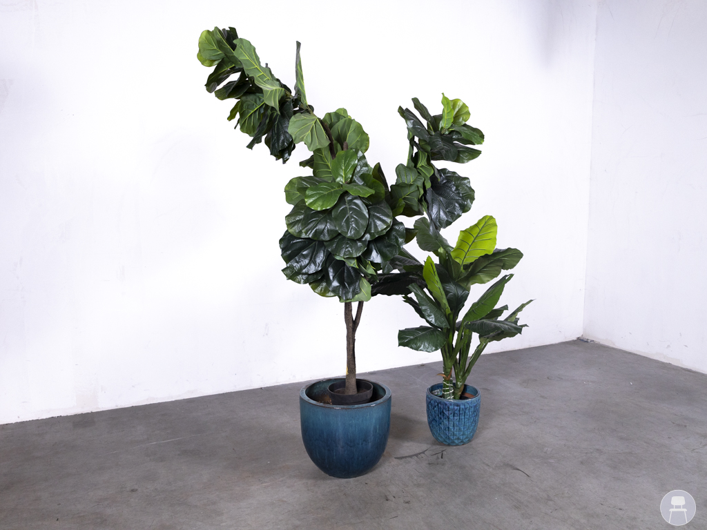 1 set 2 stuks Kunstplant Jungle - Afbeelding 3