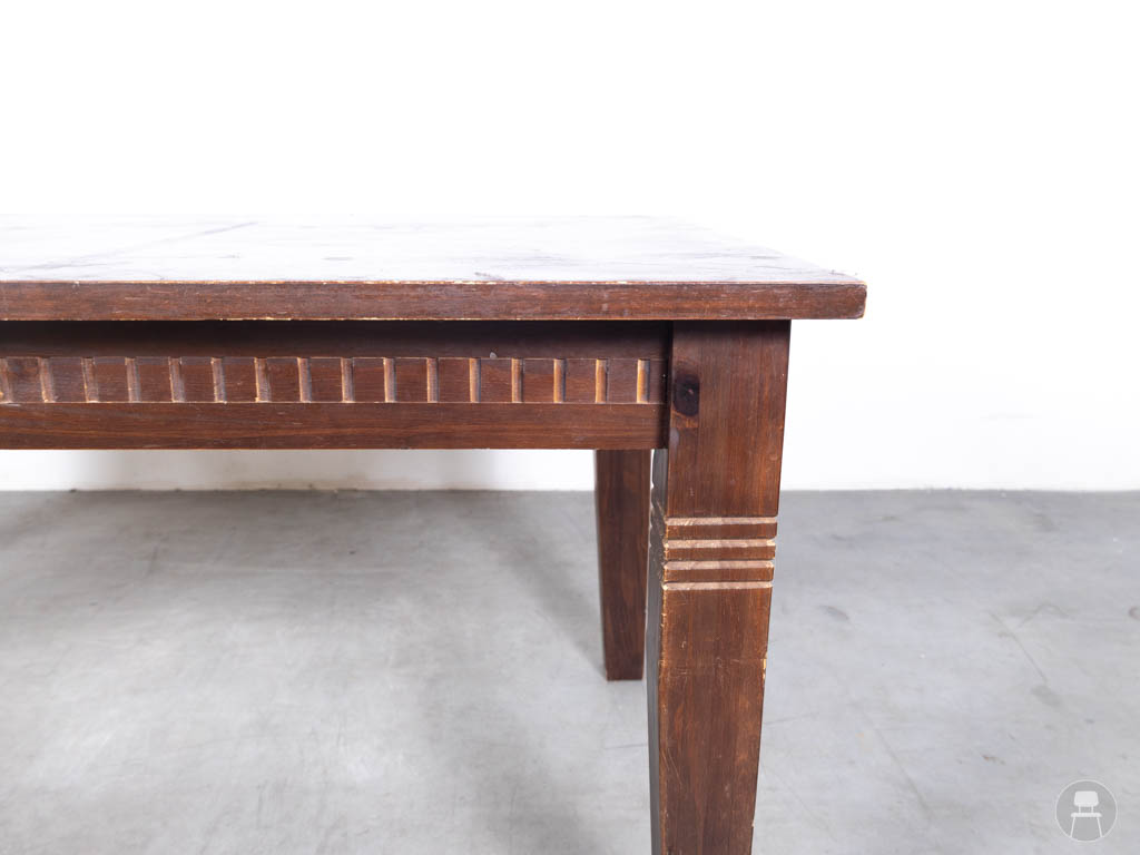 Stamtafel Paulien bruin 180x90cm - Afbeelding 6