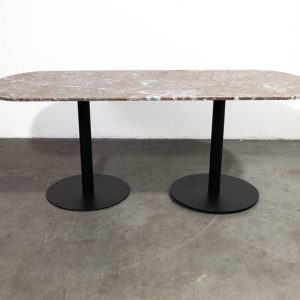 Stamtafel Stefan stone bruin 200x80cm