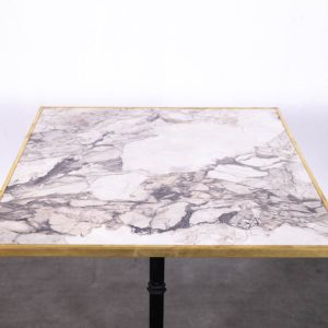 Tafelblad buiten Maaike mat werzalit marmerlook 70x70cm